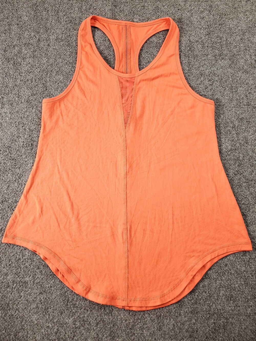 Zyia Active Tank Top Womens XL Racerback Sleeveless Orange Peach Gym Running